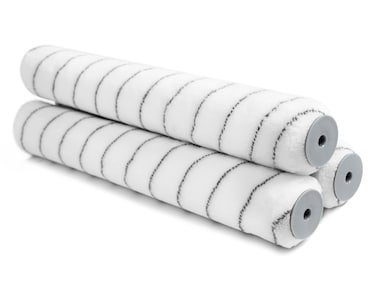 ROLLINGDOG Exclusive18 Inch Paint Roller Covers - Medium Nap Roller 1/2" Made of Nypoly for Floor, Walls, Ceilings Painting (Pack of 3)