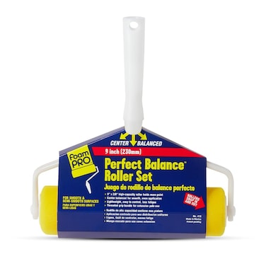 FoamPRO 410 Perfect Balance Roller Set (Frame &amp; 9" x 3/8" Roller), 9