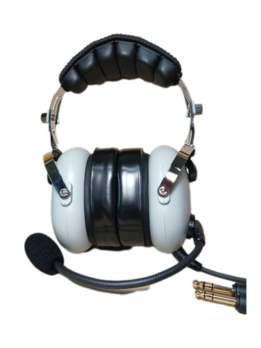 [Fs Aviation Headset],Green,Gel Ear Seal(Silicon),Passive Noise Reduction,Switchable Mono-Stereo,Noise Cancelling Mic,General Aviation PJ Dual Plugs