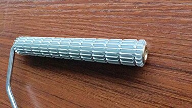 3" or 6" SLOTTED PADDLE ROLLER fiberglass laminating roller bubble roller for resin Laminating Roller project kit for composite (6")