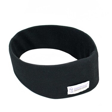 SleepPhones Wireless Sleep Headphones by AcousticSheep V8   24-Hour Battery   Original and Most Comfortable Bluetooth Headphones for Sleeping (Medium, Pitch Black Breeze)