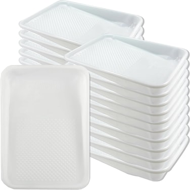 Great Andrew 9-Inch Paint Tray Liner, 21 PCS Plastic Paint Roller Tray Liner Set, Disposable Paint Pan Liners for Painting House, Walls, Floors, Home Improvement DIY Projects