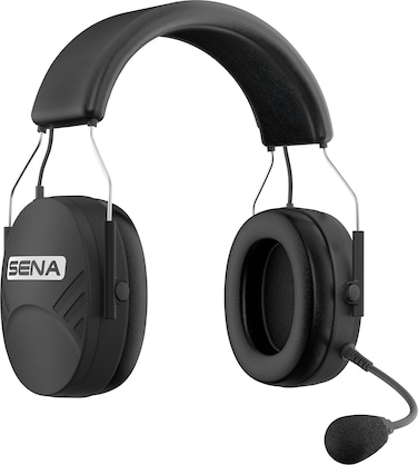 Sena Tufftalk-Lite-01 Tufftalk Lite Over-The-Head Earmuff Long-Range Bluetooth, Black