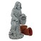 Design Toscano Fiacre Gardener's Patron Religious Garden Statue, Small Size, 7 inches wide, 16 inches tall, Cast Stone Resin, Gray Stone Finish
