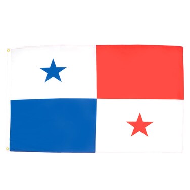 AZ FLAG - Panama Flag - 2x3 Ft - Light Polyester Panamanian Banner with Two Brass Eyelets - Fade Resistant - Vivid Colors - 2' x 3' Feet - 90x60 Cm