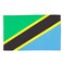 AZ FLAG - Tanzania Flag - 2x3 Ft - 100D Polyester Tanzanian Banner with Two Metal Grommets - Fade Resistant - Vivid Colors - 2' x 3' Feet - 90x60 Cm