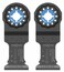 BOSCH OSL114C-2 2-Pack 1-1/4 in. Starlock Oscillating Multi Tool Metal &amp; More Carbide Plunge Cut Blades for Cutting Iron Bar, Metal, Wood with Nails, Drywall and Tile