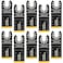 LEILUO 10 Pcs Titanium Multitool Blade Kits for Wood Nails Drywall Cutting Oscillating Saw Blades Universal Oscillating Tool Accessories with Storage Bag Compatible with DeWalt Makita Dremel and More