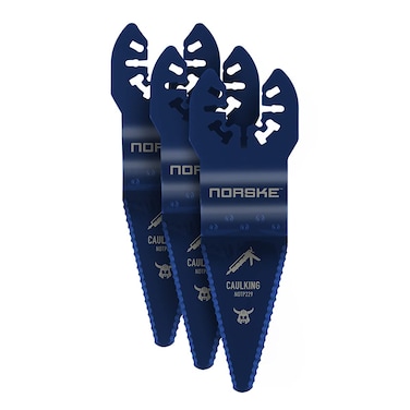 Norske Tools NOTP286 Caulking Scraper Blade (3/Pack), Oscillating Tool Accessories   Oscillating Saw Blades,Black