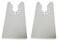 Oshlun MMC-5002 2-Inch Oscillating Tool Flexible Scraper with Quick-Fit Arbor for Standard and Quick Change Tools, 2-Inch, 2-Pack