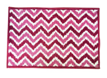 Bacati - Mix N Match Ikat Zigzag 24 X 36" Rug (Pink)