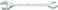 Williams 1731A Double Head Open End Wrench, 3/4 by 7/8-Inch