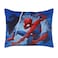 Marvel Spiderman to the Rescue Blue and Red Plush Toddler Pillow