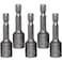 5/16-Inch Magnetic Hex Head Driver Bit w/Quick Change Shank - Used for Installing Screws, Nuts, Bolts, etc. - Commonly Used for Metal Roofing Screws (5 PACK)