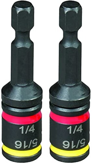 Malco MSHC 1/4 &amp; 5/16 Reversible Hex Chuck Driver, 2 pack