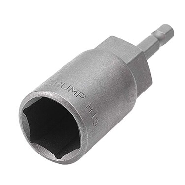 Utoolmart 1/4" Quick-Change Hex Shank 19mm Nut Setter Driver Drill Bit, 80mm Length, Metric No-magnetic 1 Pcs