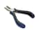 HURON Precision Pliers, Springloaded, Flat Nose, 4.75 In
