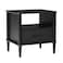 Walker Edison Modern 1-Drawer Nightstand, 20 Inch, Black 20-Inch