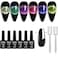 Omainy Gel Nail Polish-9D Cat Eye Gel Nail Polish -9D Magetic Gel Nail Polish With Magnet Color Collection Of Red Blue Yellow Lavender Light Yellow Soak Off UV LED Magnet Nail Art