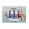 MISS NELLA SAFARI COLLECTION Glitter Nail Polish for kids, set of 4 glitter varnishes: pink, red, purple &amp; blue, Peel- Off varnish for toddlers