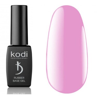 Nail Polish Kodi Professional COLOR Rubber Base Gel 8ml. (0.27 Fl Oz) COVER, HARMONY, OPAL, PASTEL, NATURAL, FRENCH LED/UV Coat Soak Off Original (Base Color BABBLE GUM, 8ml.)