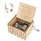 Ucuber You are My Sunshine Music Box - Wood Laser Engraved Vintage Music Box Best Gift for Daughter from Mom Christmas (Mom to Daughter)