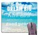 knseva Dream Big Work Hard Inspirational Quote Mouse Pads for Computers, Motivational Quotes Sunny Day Navy Blue Ocean Beach Scene Mouse Pad for Work