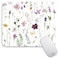 Armanza Square Mouse Pad Beautiful Flowers Plants, Personalized Premium-Textured Custom Mouse Mat Design, Washable Mousepad Lycra Cloth, Non-Slip Rubber Base Computer Mouse Pads for Wireless Mouse