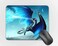 Cold Fire Blue Dragon Rectangle Mouse Pad,Anti Slip Rubber Rectangle Mousepads Desktops Gaming Mouse Mat Customized Designed for Home and Office,9.45 x 7.9inches