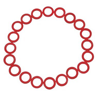 JLM MARINE 20 PCS 90430-08003 Lower Gearcase Oil Drain Gaskets for Most Yamaha 4 Stroke Outboard Motor Seals 90430-08020