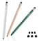 StylusHome Stylus Pens for Touch Screens (3 Pcs), Sensitivity &amp; Precision Stylus, 2 in 1 Capacitive Stylus with 6 Extra Tips for iPad iPhone Tablets Samsung Galaxy All Universal Touchscreen Devices