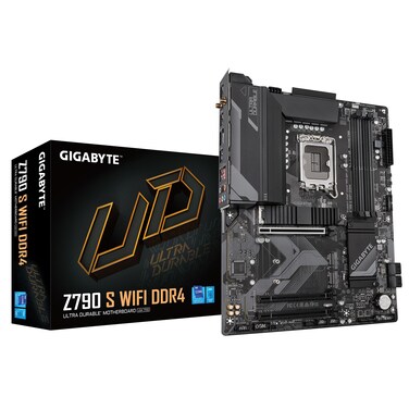 GIGABYTE Z790 S WiFi DDR4 LGA 1700 Intel Z790 ATX Motherboard with DDR4, Triple M.2, PCIe 4.0, USB 3.2 Gen2 Type-C, 2.5GbE LAN, PCIe EZ-Latch, Multi-Key