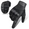Cierto Motorcycle Gloves for Men and Women   Touch Screen Hard Knuckle Gloves   Breathable &amp; Anti-Slip Gloves with Adjustable Wrist for Motorcycling/ATV/Motocross