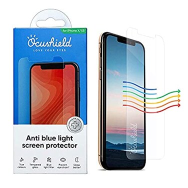 Ocushield Anti Blue Light Tempered Glass Screen Protector for iPhone XR   iPhone 11 6.1" - Protect Your Eyes, Reduce Migraines &amp; Improve Sleep