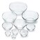 Duralex Gigogne Stackable Glass Mixing Bowl Set, 10 Piece