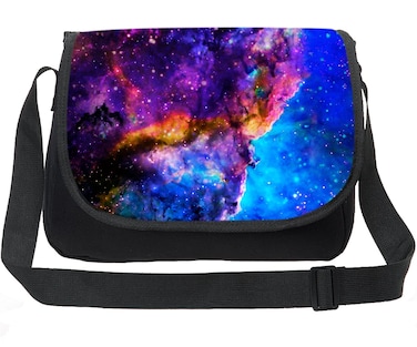 CAIWEI Canvas Printing Universe Space TrendyMax Galaxy Pattern Shoulder Bag (Starry sky 1)