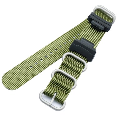 KHZBS Conversion RAF Nylon Strap +Adapters Replacement for Casio g-shock GA100 GA110 140 150 700 GD120 G8900 GW6900 GW5600 G-5600E