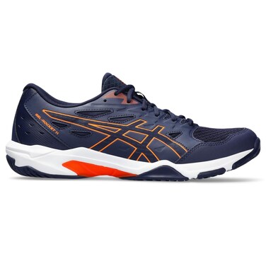 ASICS Men's Gel-Rocket 11 Volleyball Shoes, 8.5, Peacoat/Shocking Orange