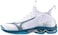 Mizuno Unisex Wave Lightning Neo 2 Volleyball Shoe, White-Moroccan Blue, 7 US Men