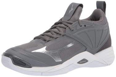 Mizuno Women's Wave Momentum 2   Women's Indoor Volleyball Shoe   Grey   US Women's 10.5