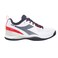 Diadora Men's Blushield Torneo 2 Clay Tennis Shoe (White/Blue Corsair/Fiery Red, 12)