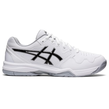ASICS Men's Gel-Dedicate 7 Tennis Shoes, 10, White/Black