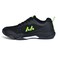 LEFUS Men's Light 201 Lightweight Non-Marking Pickleball Shoes - Court Shoes for Badminton &amp; Tennis (Black, 9.5)
