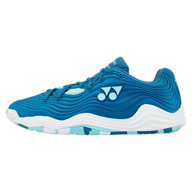 Yonex Men's Power Cushion FusionRev 5 Tennis Shoes, Blue/Green (Men's US Size 9.5)