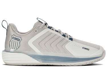 K-Swiss Men's Ultrashot 3 Tennis Shoe, Star White/Moonstruck/Indian Teal, 10.5 M