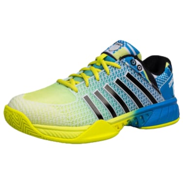 K-Swiss Men's Express Light Pickleball Shoe, Brilliant Blue/Optic Yellow, 11.5 M