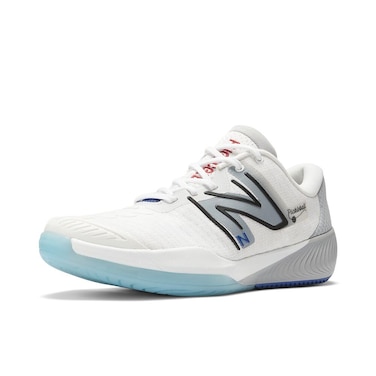 New Balance Men's FuelCell 996V5 Pickleball Indoor Court Shoe, White/Grey/Team Royal, 11.5