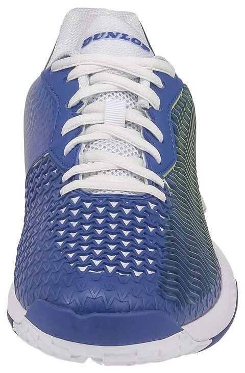 Dunlop Sports Activector Men&#39;s Tennis Shoes, Blue/Yellow, Size 9