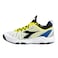 Diadora Men's Speed Blushield Fly 4+ All Ground Tennis Shoe (White/Black/Deja Vu Blue, 8.5)