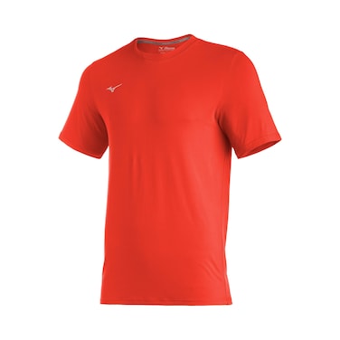 Mizuno Comp Diamond Short sleeve Crew, Orange, X-Large